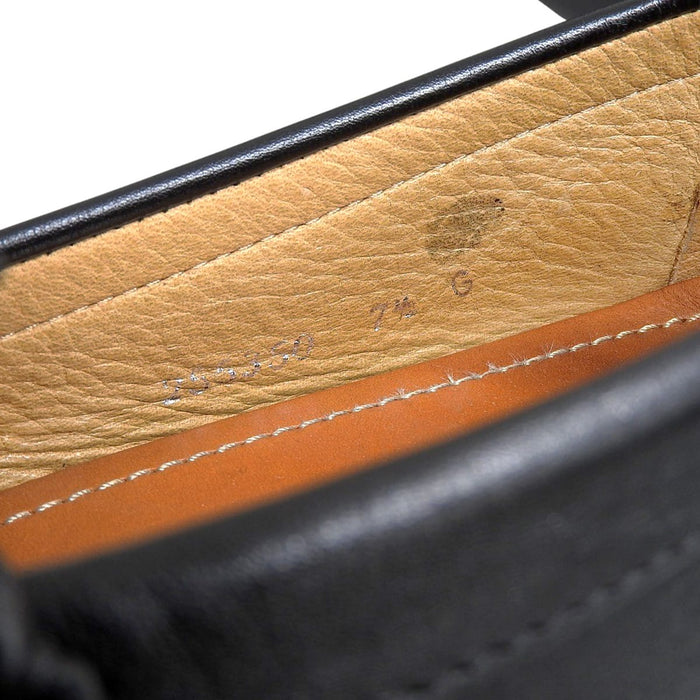 GUCCI 
ディアマンテ ローファー ロゴ 
レザー ドライビングシューズ