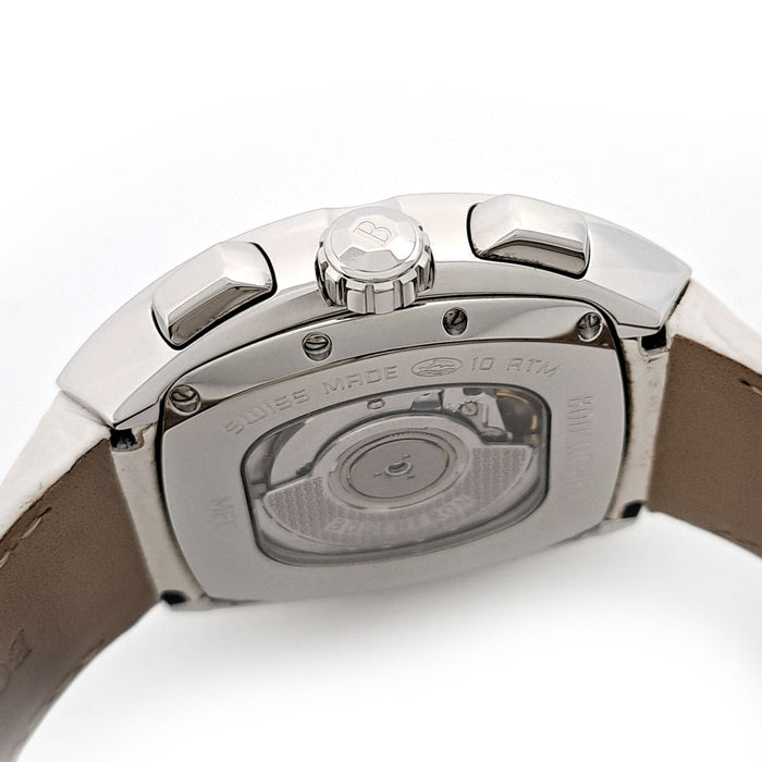 Boucheron 
MEC Chronograph Diamond Bezel 
With Box and Warranty Card
