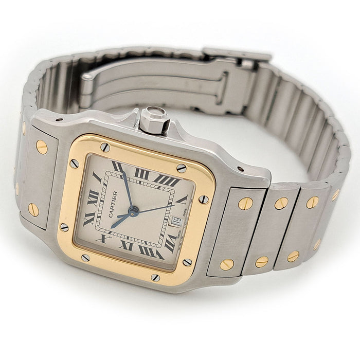 CARTIER 
Santos Galbée LM Date 
Avec boîte et certificat