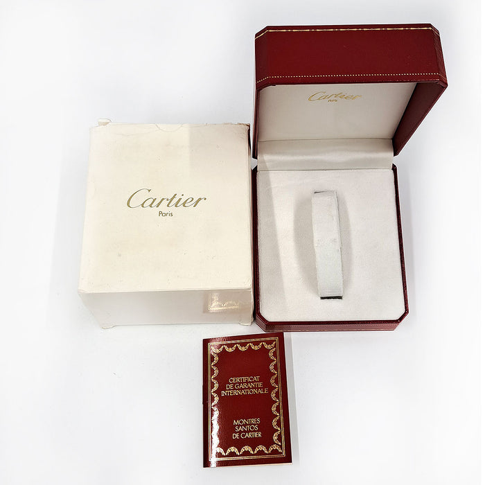CARTIER 
Santos Galbée LM Date 
Avec boîte et certificat
