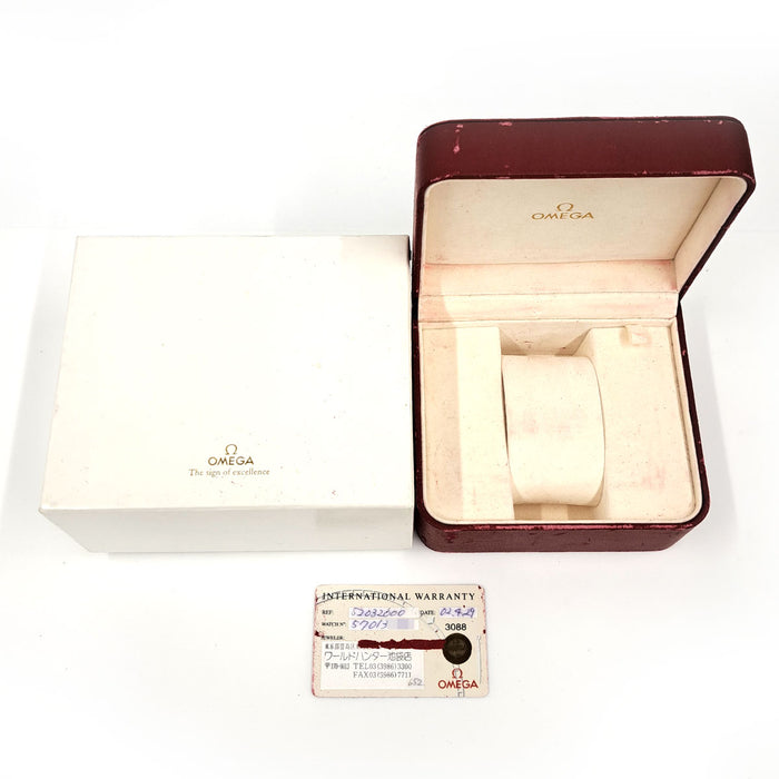 OMEGA
Classic Date
With Box and Warranty Card