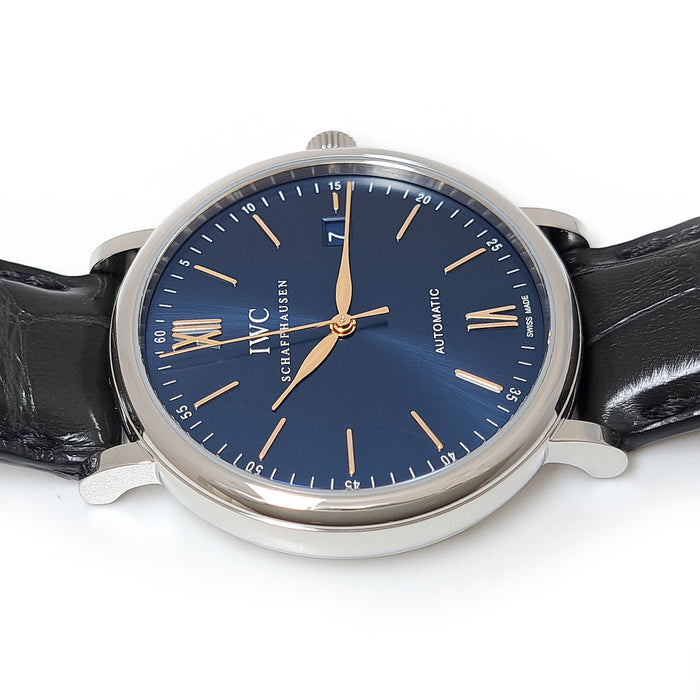 IWC Portofino Date with Box and Warranty Card