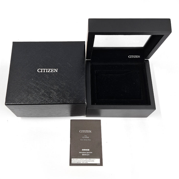 CITIZEN
The Citizen Sand Sprinkled Japanese Paper Dial Limited Model Eco-Drive
With Box and Warranty Card