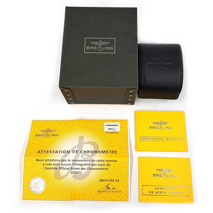 BREITLING
Chronomat Blackbird Red Strike 2000pcs Limited
With box and warranty card