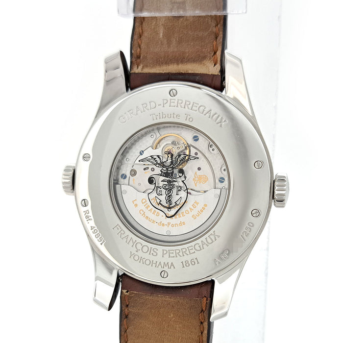 GIRARD-PERREGAUX 
World Time Control François Perregaux Tribute YOKOHAMA 
With Box