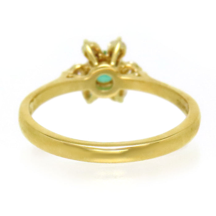 TIFFANY&Co. 
バターカップ エメラルド ダイヤモンド リング
