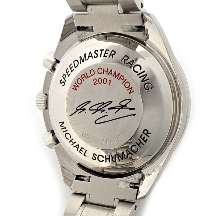OMEGA 
Speedmaster Racing Schumacher Ensemble complet 
Avec boîte et garantie