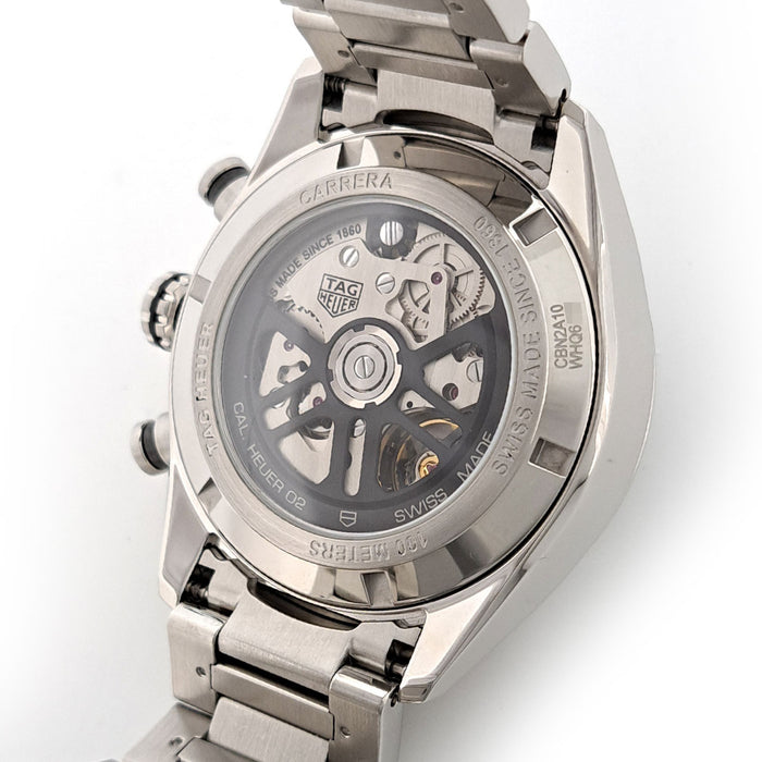 TAG HEUER 
カレラ キャリバー ホイヤー02 スポーツクロノグラフ 
箱ギャラ付