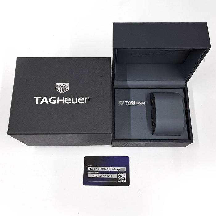 TAG HEUER 
カレラ キャリバー ホイヤー02 スポーツクロノグラフ 
箱ギャラ付