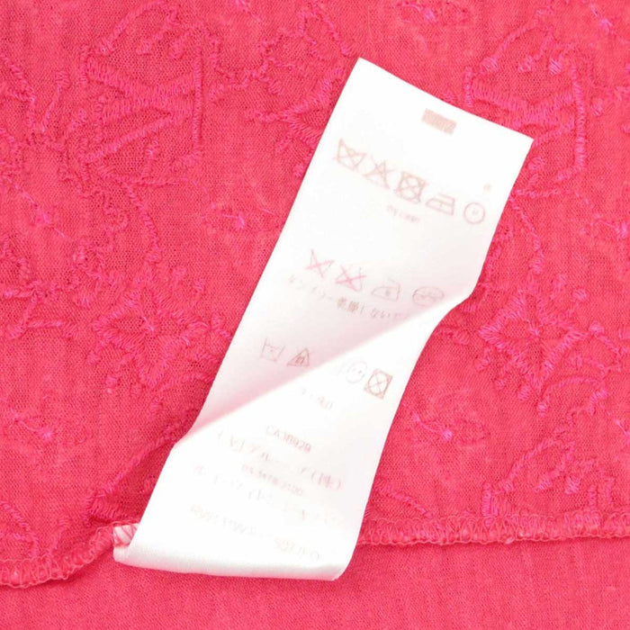 LOUIS VUITTON 
LV ロゴ RW131WF1TS07JFQ 
モノグラム レース リネン Tシャツ