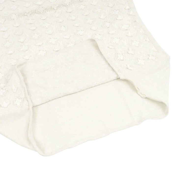 LOUIS VUITTON 
LV ロゴ 
モノグラム レース リネン Tシャツ