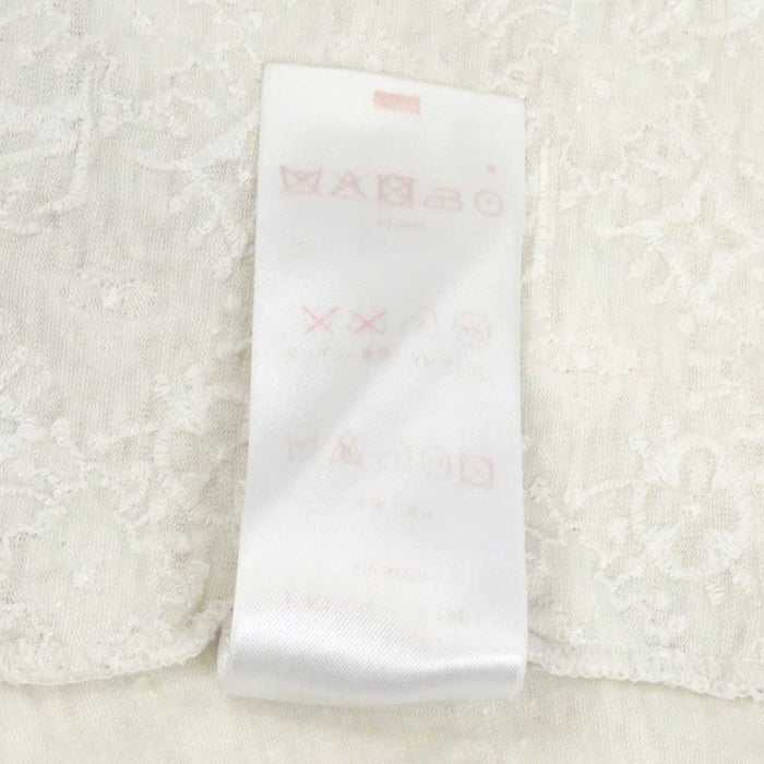 LOUIS VUITTON 
LV ロゴ 
モノグラム レース リネン Tシャツ