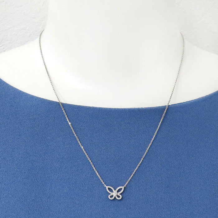 GRAFF 
Mini silhouette a farfalla collana con diamanti