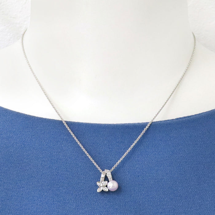 MIKIMOTO 
Collana a fiore di perle Akoya