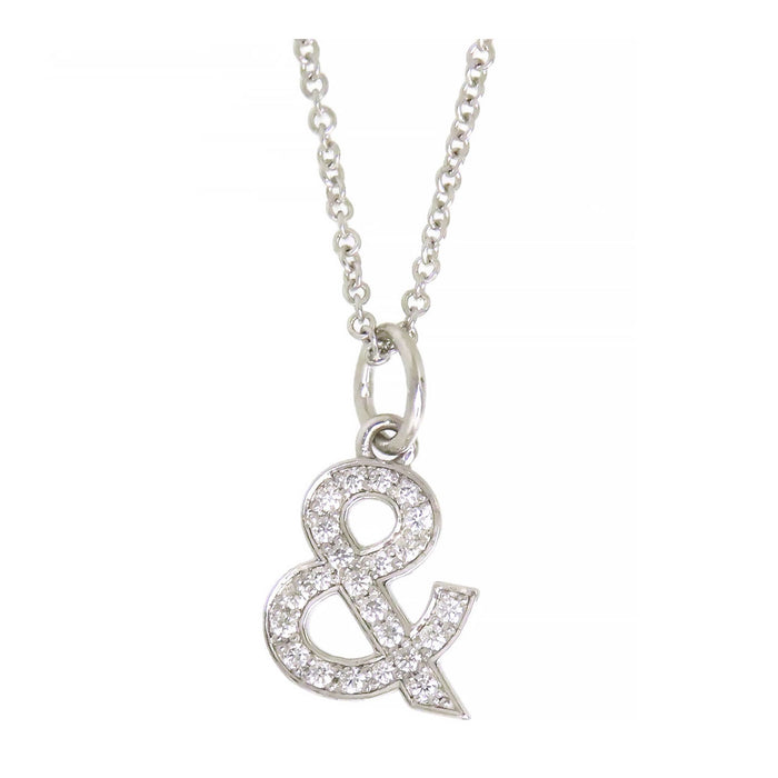 TIFFANY&Co. 
Ampersand Necklace Diamond