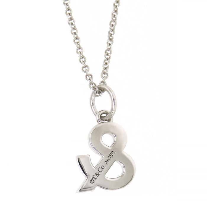 TIFFANY&Co. 
Ampersand Necklace Diamond