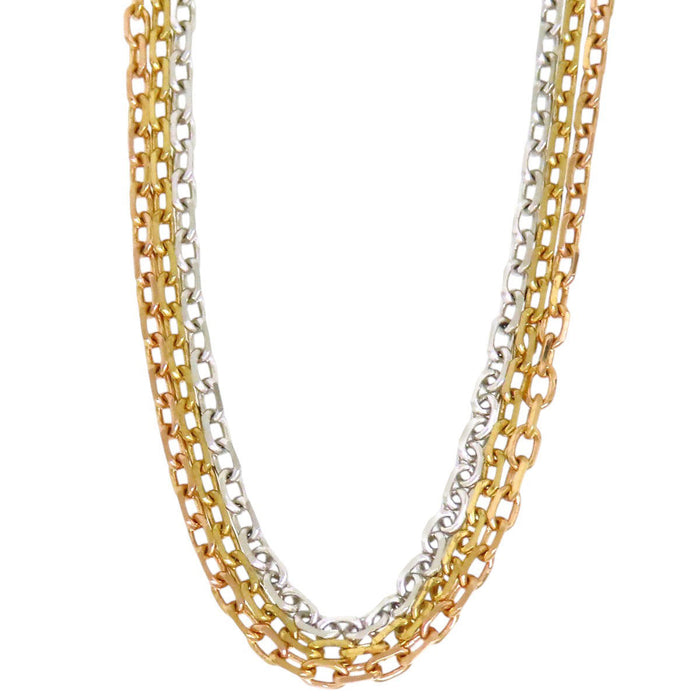 CARTIER 
Collana a catena Trinity