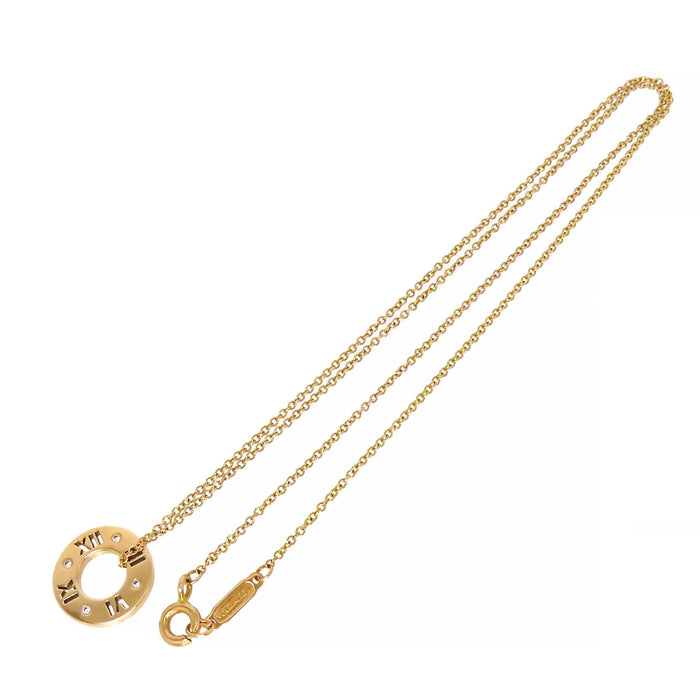 TIFFANY&Co. 
Atlas Pierced Circle Necklace