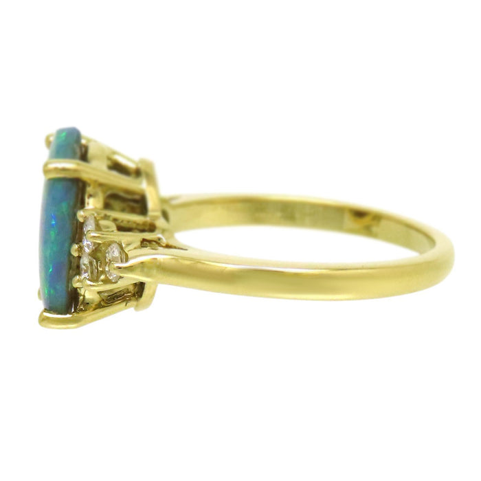 TIFFANY&Co. 
欧泊钻石戒指