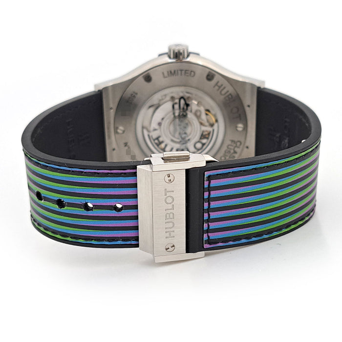 HUBLOT
Classic Fusion Cruz-Diez Limited
With box and warranty card