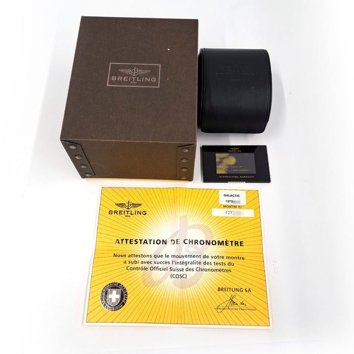 BREITLING
Galactic 32
With box and guarantee card