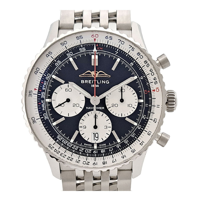 BREITLING 
Navitimer B01 Chronograph 
With Box and Warranty Card