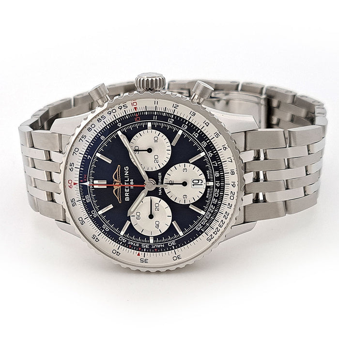 BREITLING 
Navitimer B01 Chronograph 
With Box and Warranty Card