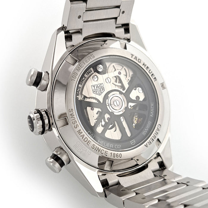 TAG HEUER 
Carrera Chronographe 
Avec boîte et garantie