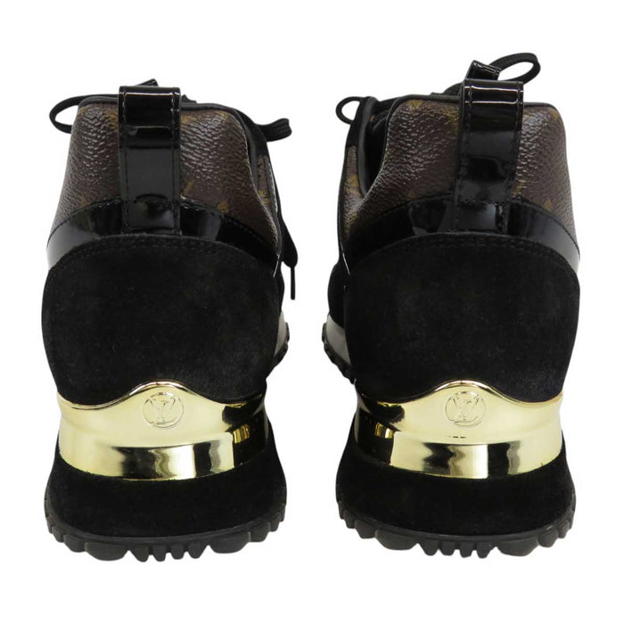 LOUIS VUITTON 
LVサークル ロゴ メッシュ スウェード レザー 
ランアウェイ スニーカー 
モノグラム