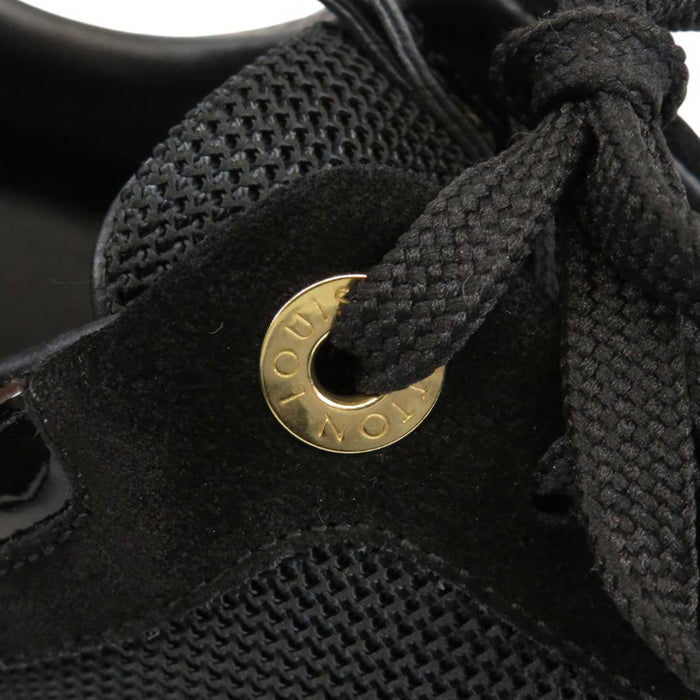 LOUIS VUITTON 
LVサークル ロゴ メッシュ スウェード レザー 
ランアウェイ スニーカー 
モノグラム