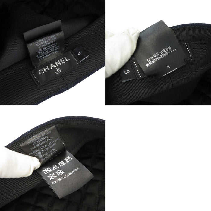 CHANEL 
COCO CC ロゴ 
ココマーク ウール キャスケット