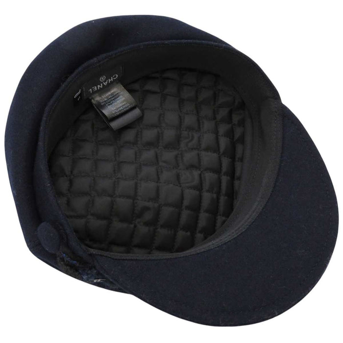 CHANEL
COCO CC Logo
Coco Mark Wool Casquette