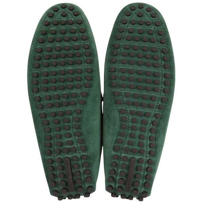 LOUIS VUITTON 
LVサークル ロゴ スウェード 
ヴェッキオ ライン ドライビングシューズ