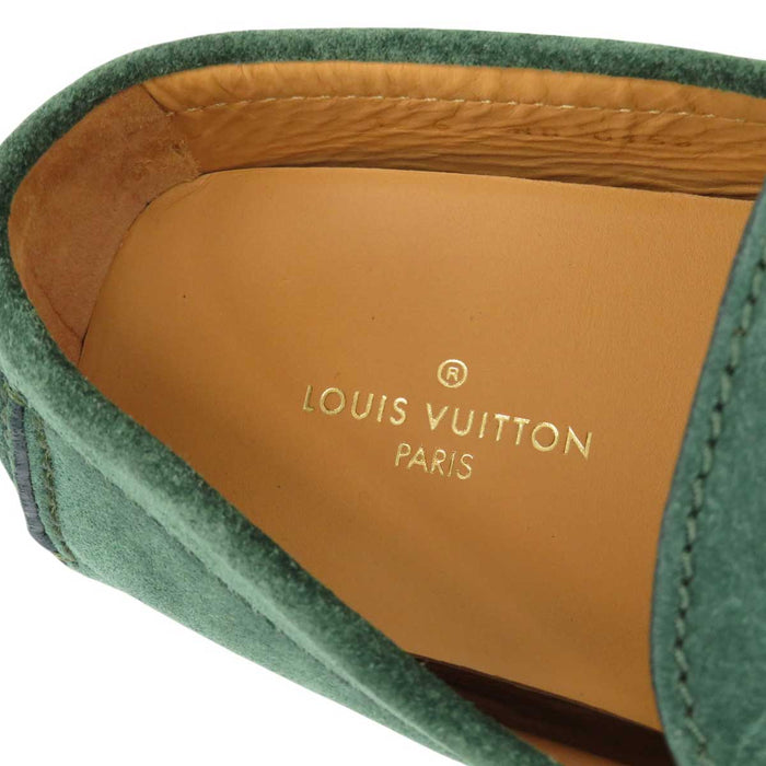 LOUIS VUITTON 
LVサークル ロゴ スウェード 
ヴェッキオ ライン ドライビングシューズ