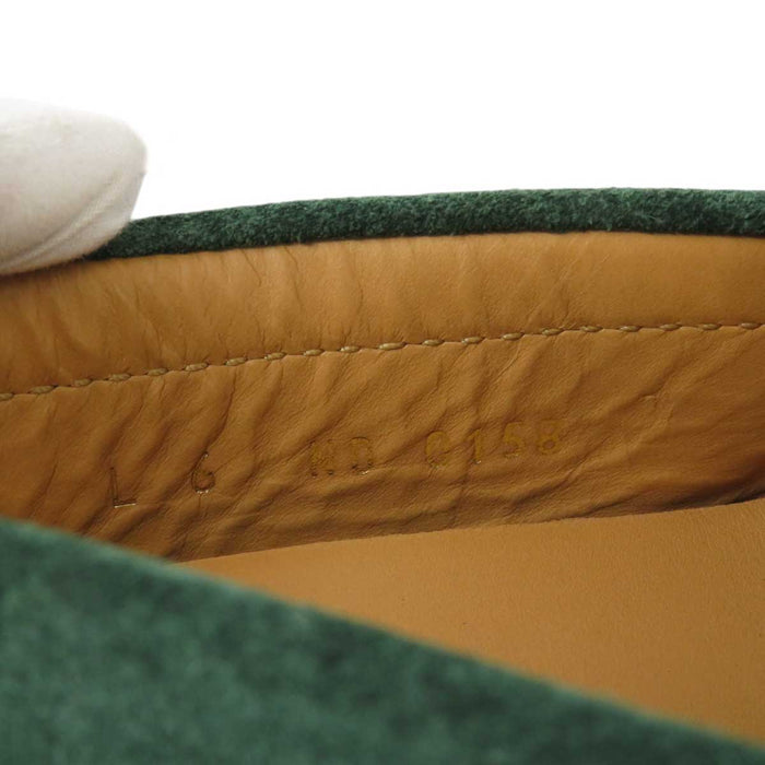 LOUIS VUITTON 
LV cerchio logo suede 
Vecchio linea scarpe da guida