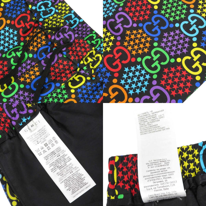 GUCCI 
Logo motivo completo stella 
Psichedelico GG seta completo