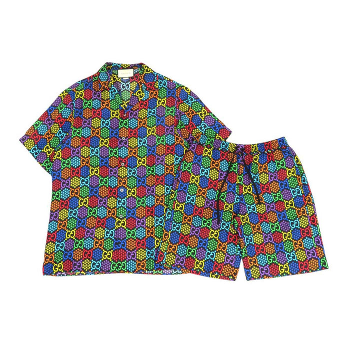 GUCCI 
Logo motivo completo stella 
Psichedelico GG seta completo