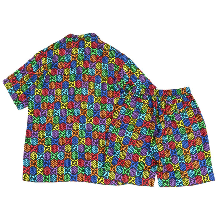 GUCCI 
Logo motivo completo stella 
Psichedelico GG seta completo