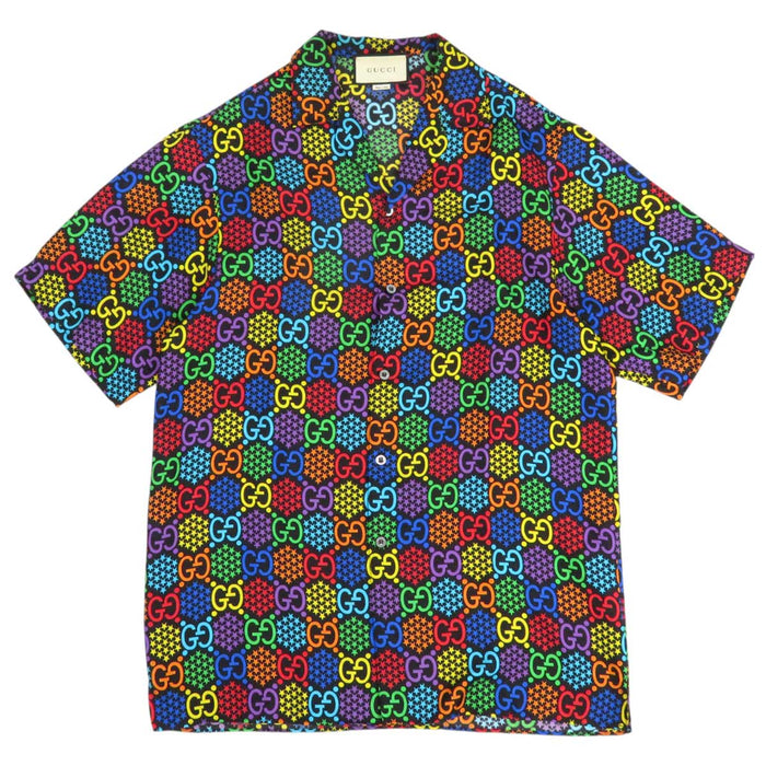 GUCCI 
Logo motivo completo stella 
Psichedelico GG seta completo