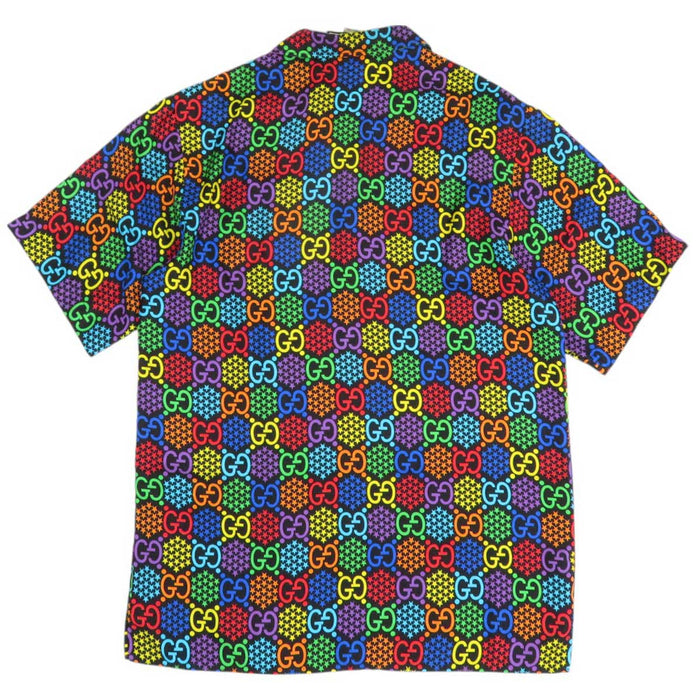 GUCCI 
Logo motivo completo stella 
Psichedelico GG seta completo