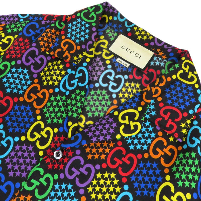 GUCCI 
Logo motivo completo stella 
Psichedelico GG seta completo