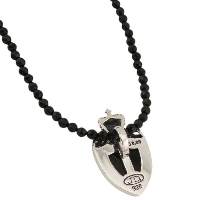 Justin Davis
Crown Shield D0.09 Silver
Crown Shield Pendant Tiny Onix Chain Necklace