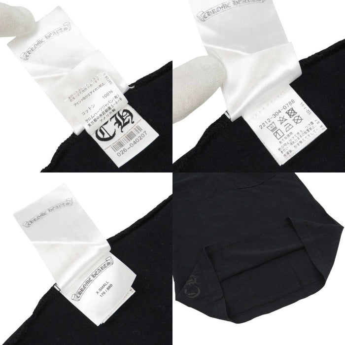 CHROME HEARTS 
CH T-SHRT 1 スクロールラベル コットン 
バックロゴプリント CH Tシャツ
