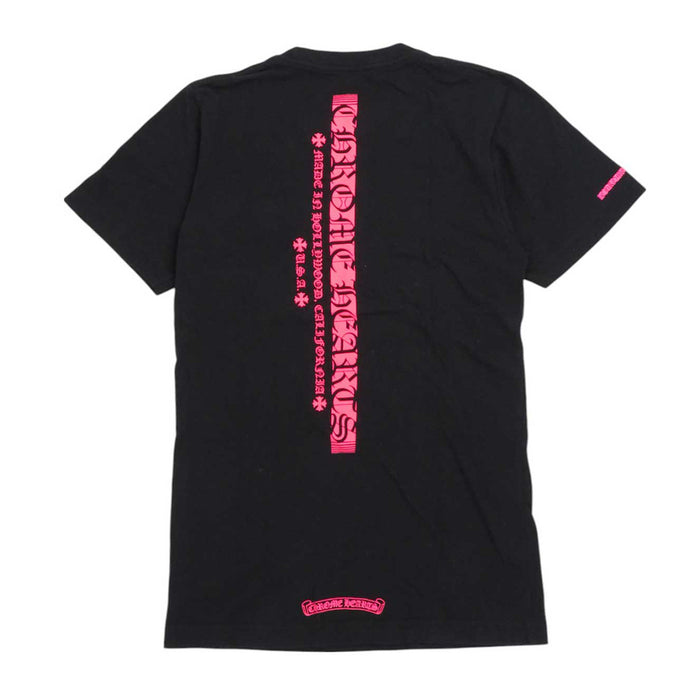 CHROME HEARTS 
CH T-SHRT 1 スクロールラベル コットン 
バックロゴプリント CH Tシャツ