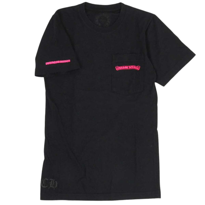 CHROME HEARTS 
CH T-SHRT 1 スクロールラベル コットン 
バックロゴプリント CH Tシャツ