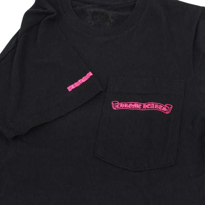 CHROME HEARTS 
CH T-SHRT 1 スクロールラベル コットン 
バックロゴプリント CH Tシャツ