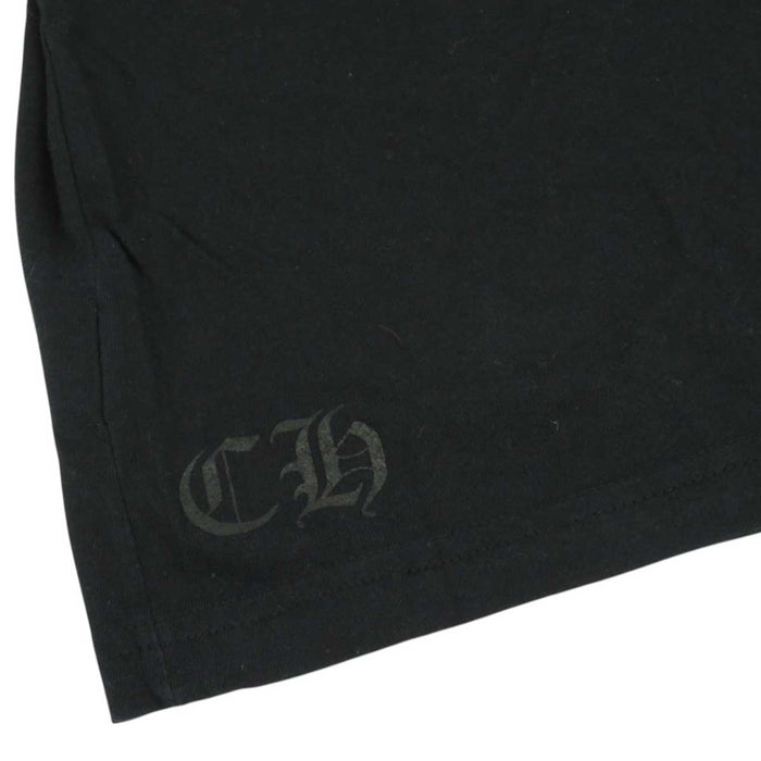 CHROME HEARTS 
CH T-SHRT 1 スクロールラベル コットン 
バックロゴプリント CH Tシャツ