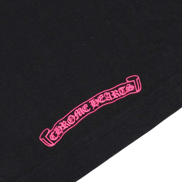 CHROME HEARTS 
CH T-SHRT 1 スクロールラベル コットン 
バックロゴプリント CH Tシャツ