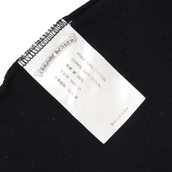 CHROME HEARTS 
CH T-SHRT 1 スクロールラベル コットン 
バックロゴプリント CH Tシャツ