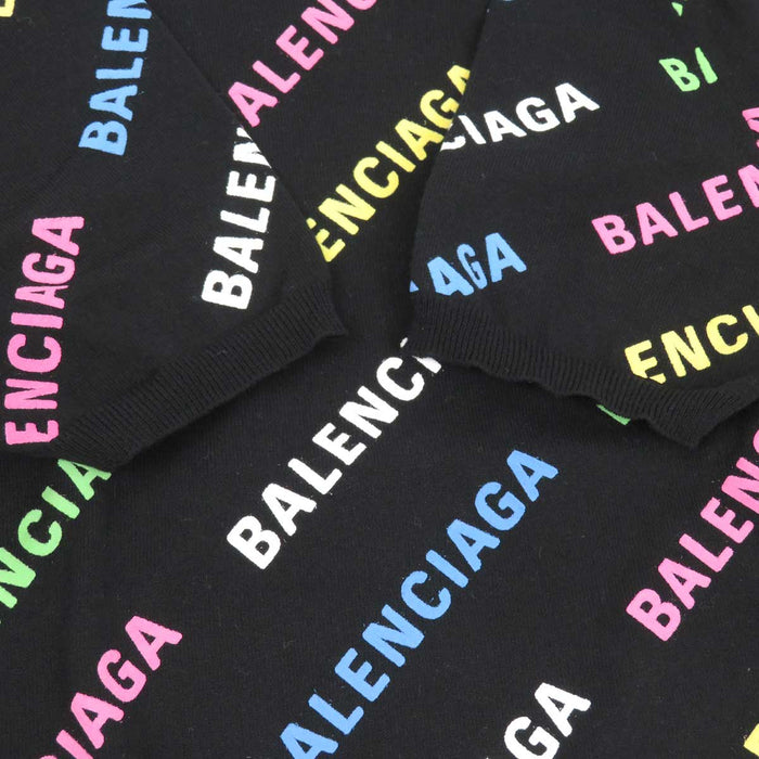 BALENCIAGA
All-over pattern summer knit
All-over logo short sleeve knit